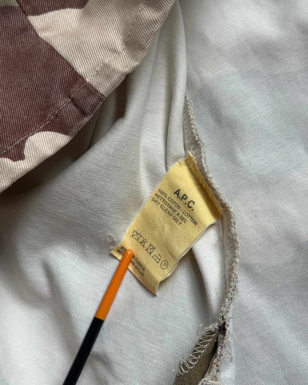 Vintage A.P.C. Camoflauge Jacket