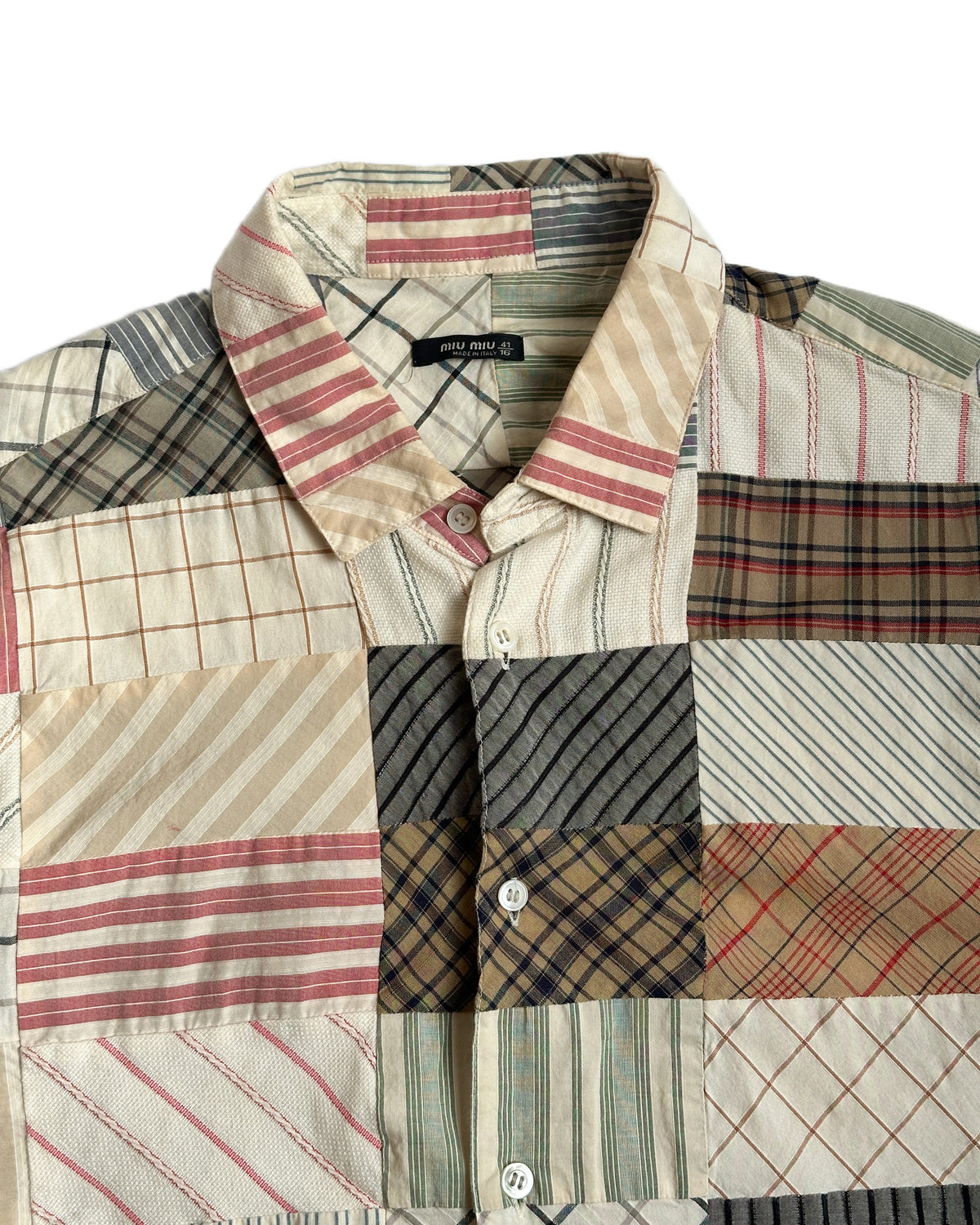 Miu Miu Patchwork Shirt