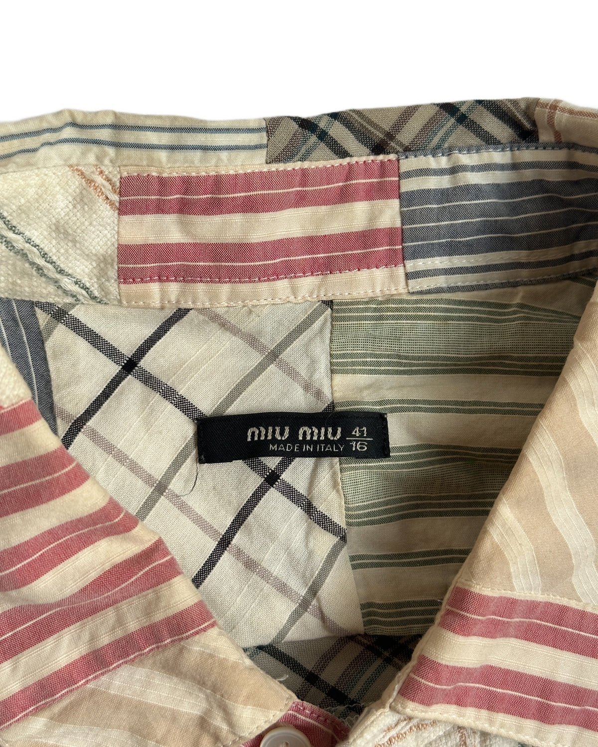 Miu Miu Patchwork Shirt