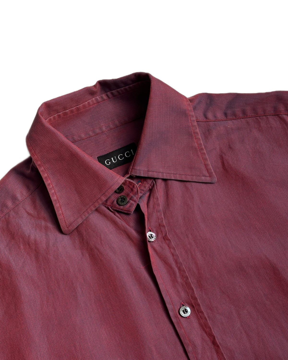 Gucci by Tom Ford Iridescent Button Up Shirt