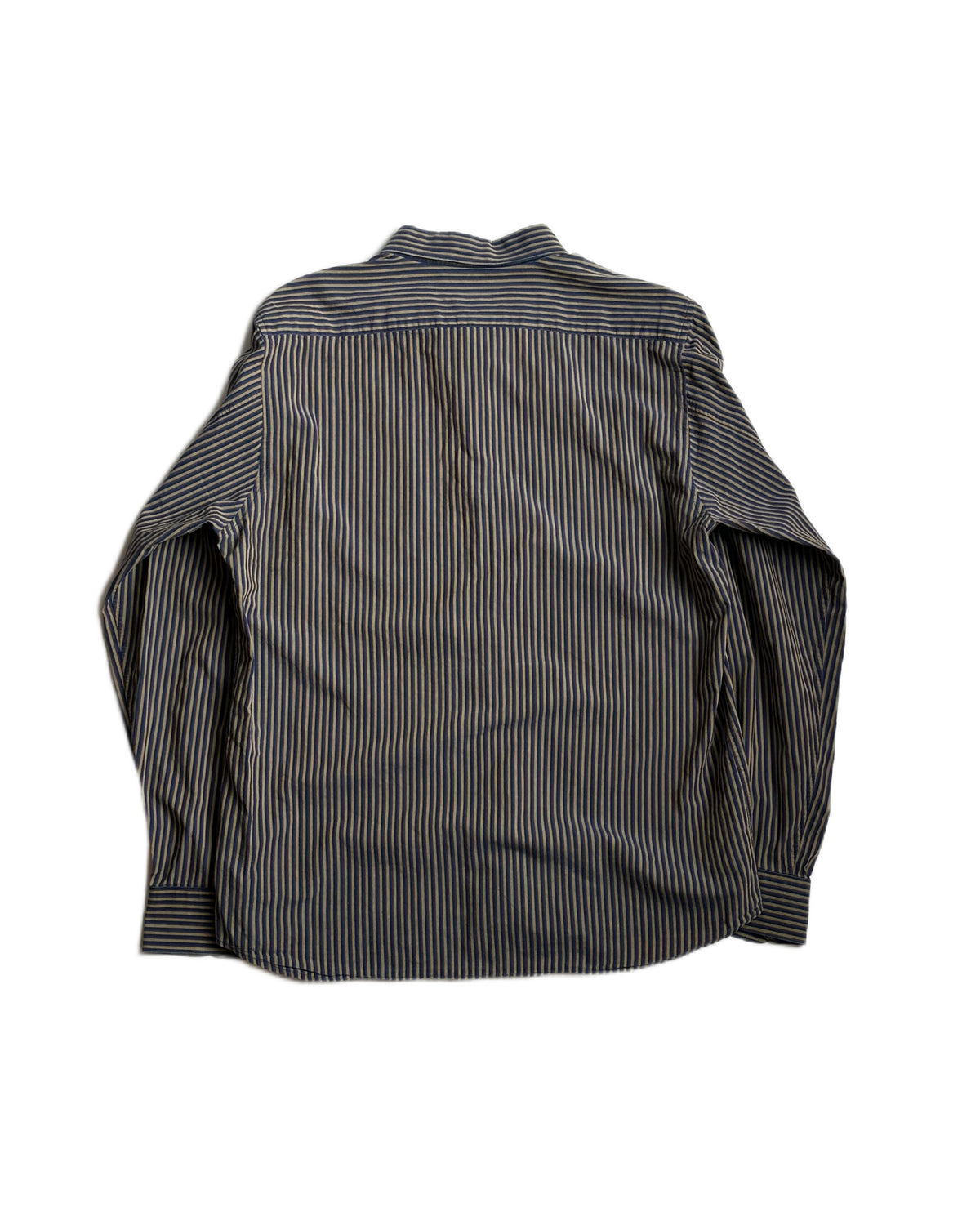 agnes b. Striped Button Up Shirt