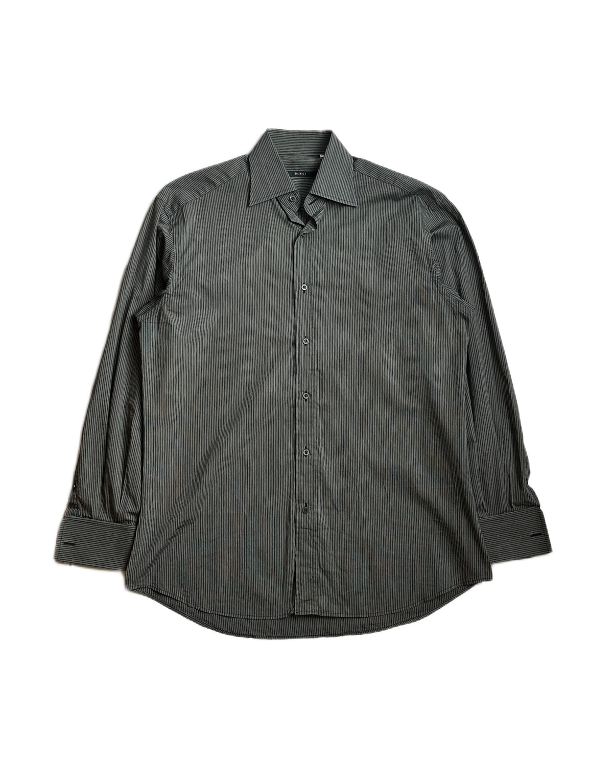 Gucci by Tom Ford Striped Button Up Shirt