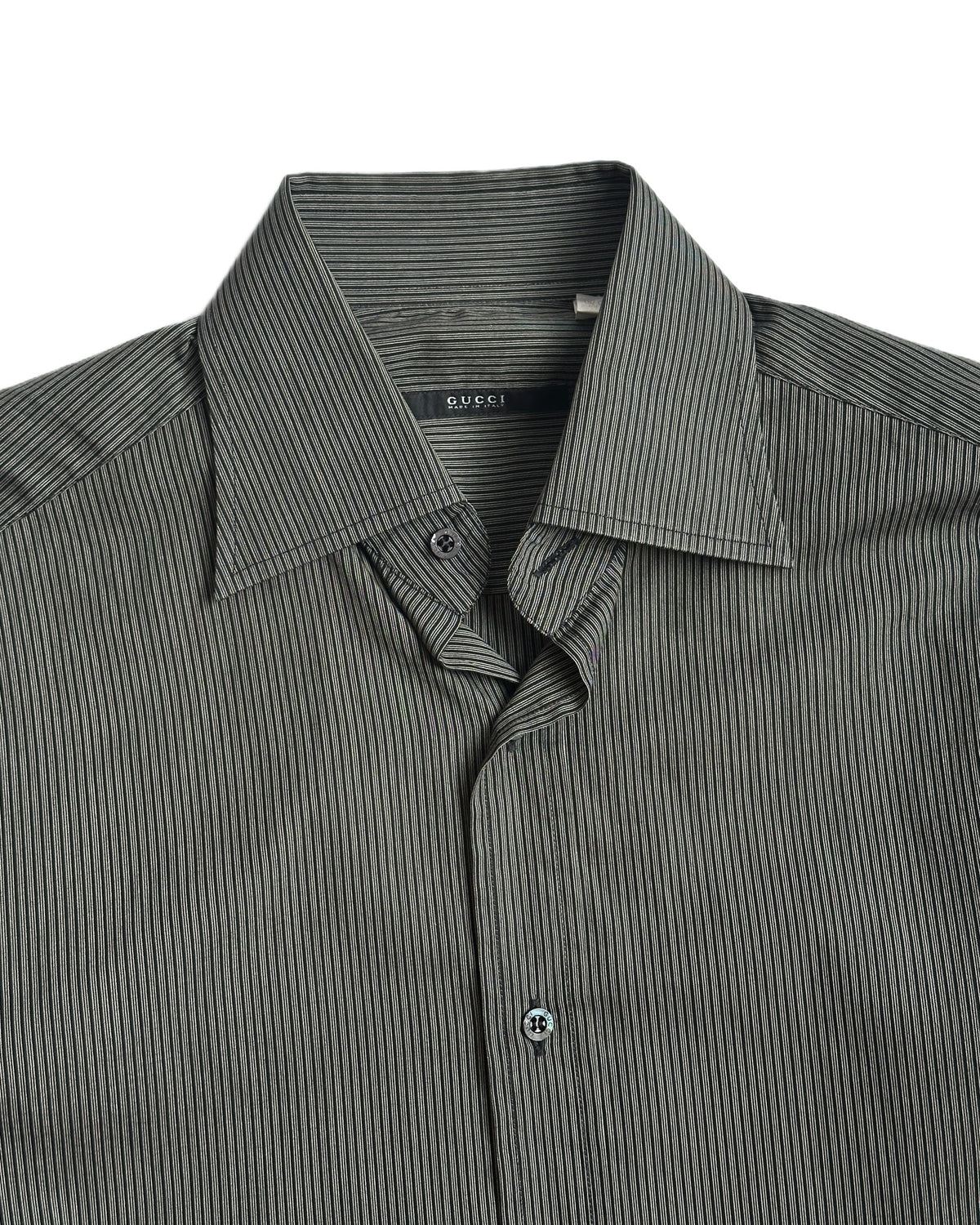 Gucci by Tom Ford Striped Button Up Shirt