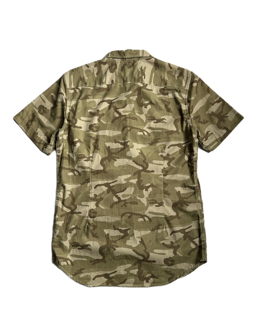 Comme des Garcons Homme Plus Camouflage Short Sleeve Button Up