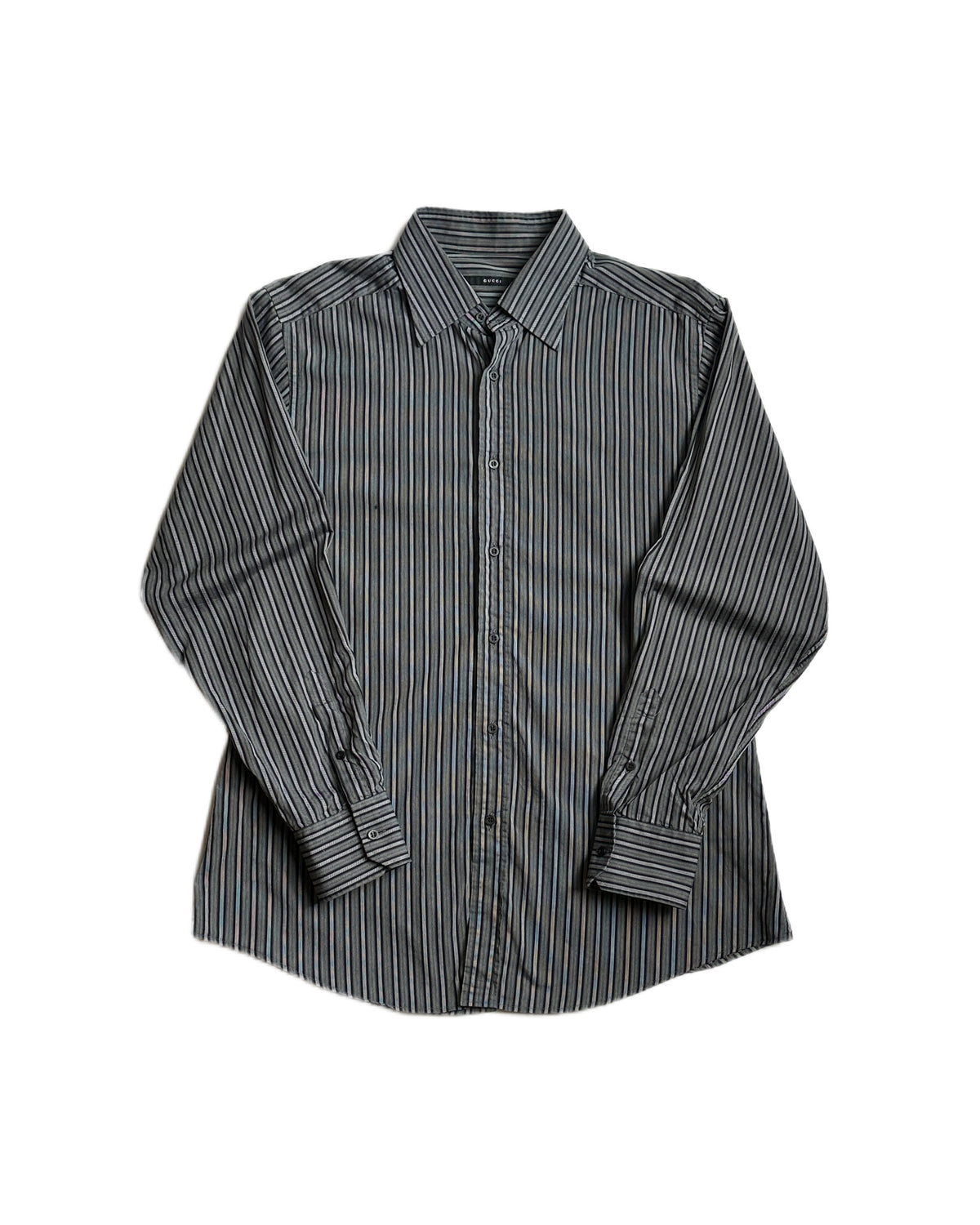 Gucci by Tom Ford Striped Button Up Shirt