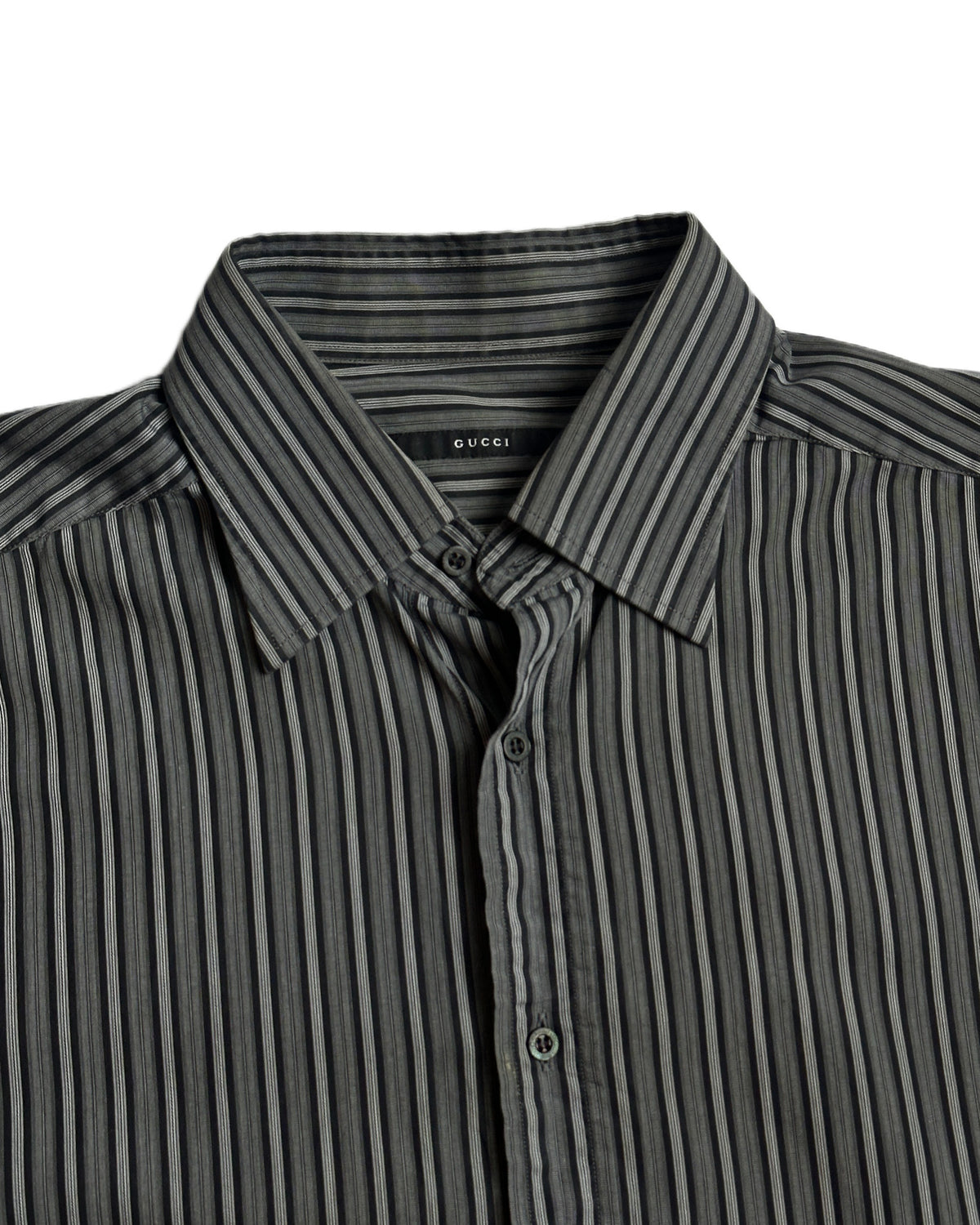 Gucci by Tom Ford Striped Button Up Shirt