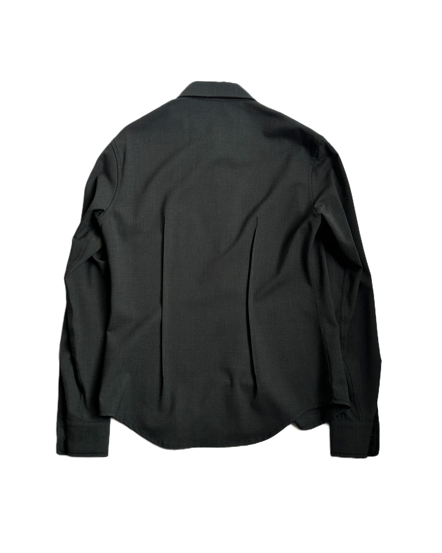 Prada Sport Wool Zip Button Up Shirt