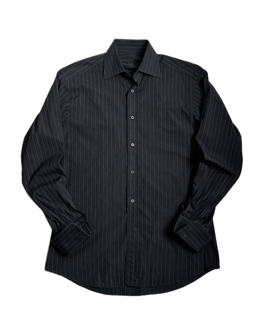 Gucci by Tom Ford Pinstriped Button Up Shirt