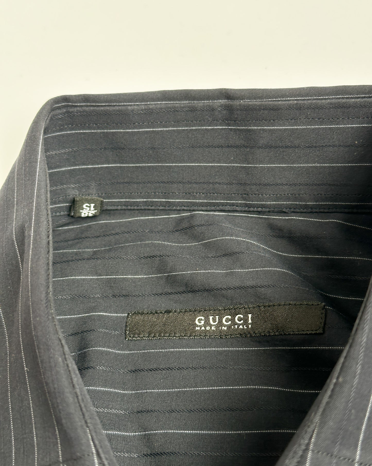 Gucci by Tom Ford Pinstriped Button Up Shirt