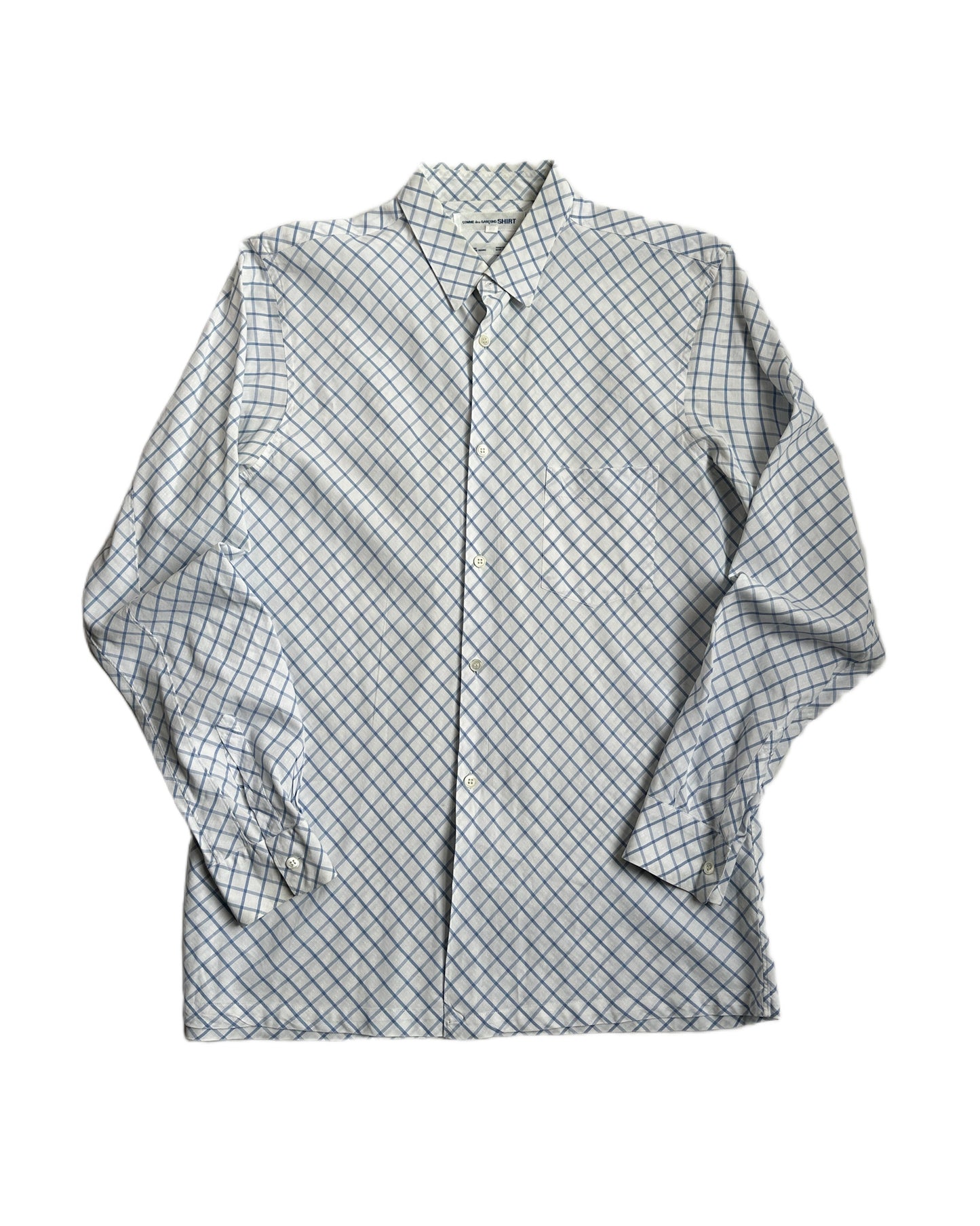 Comme des Garcons SHIRT Check Button Up Shirt