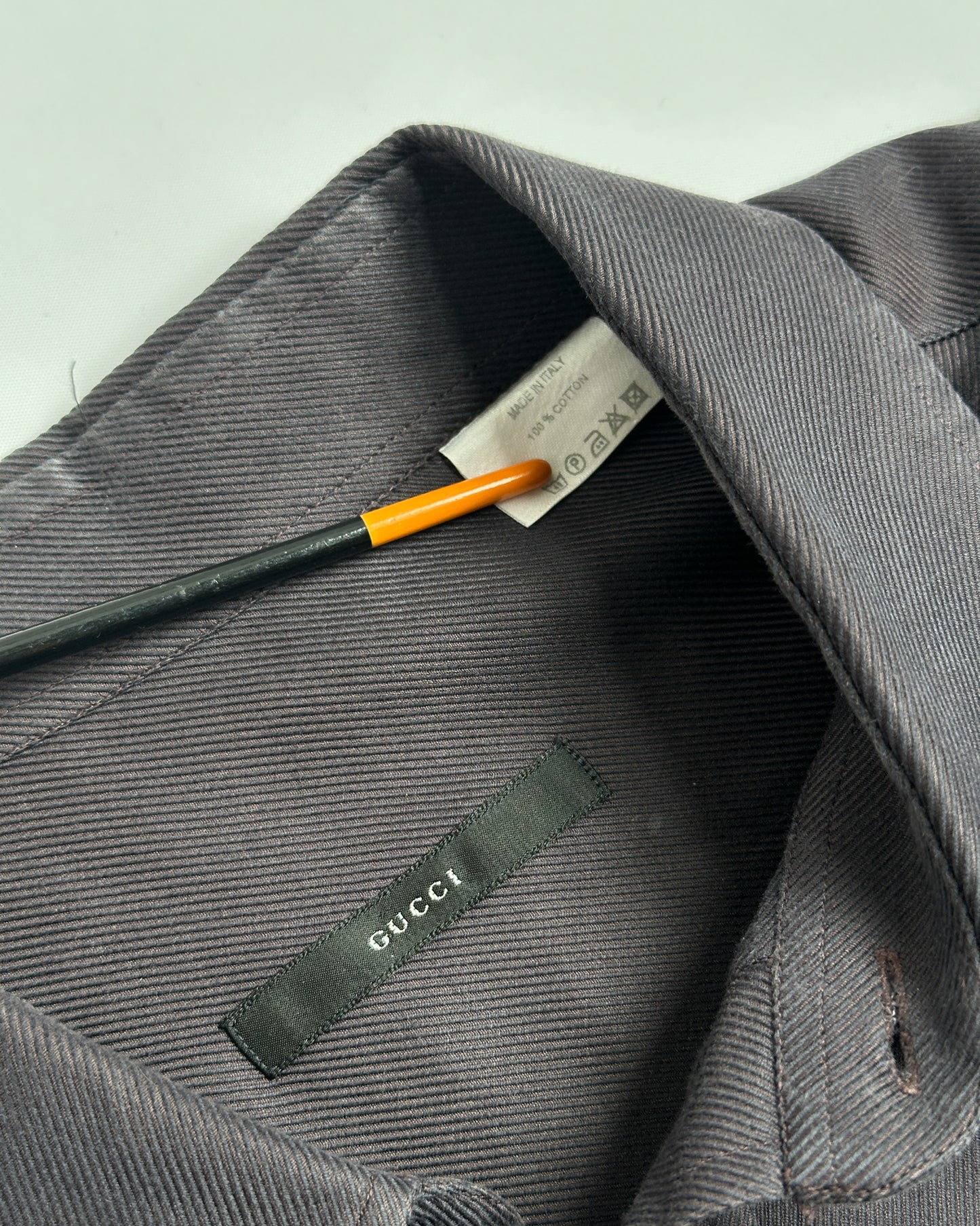 Gucci by Tom Ford Iridescent Button Up Shirt