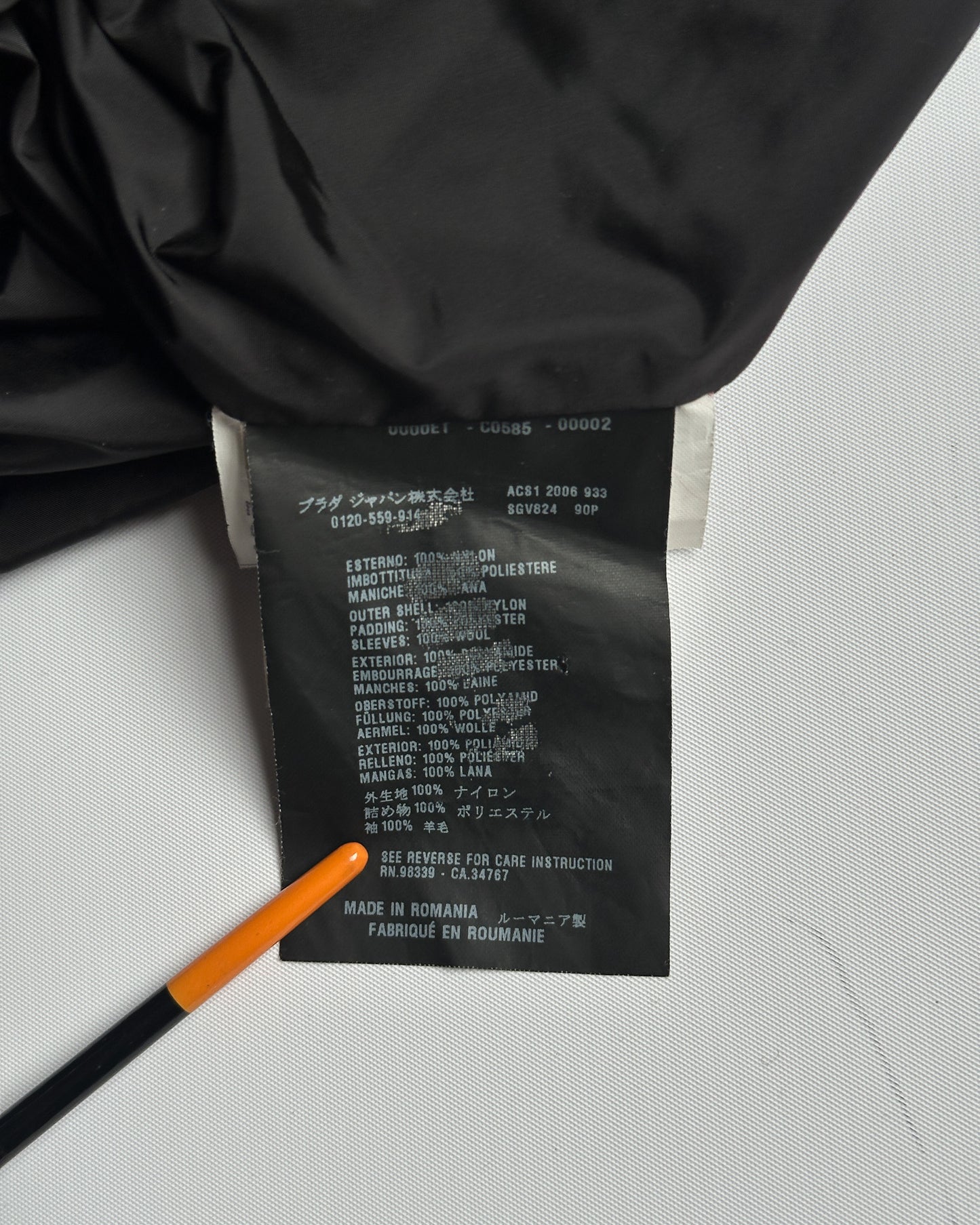 Prada Sport 2006 Drivers Knit Zip Jacket