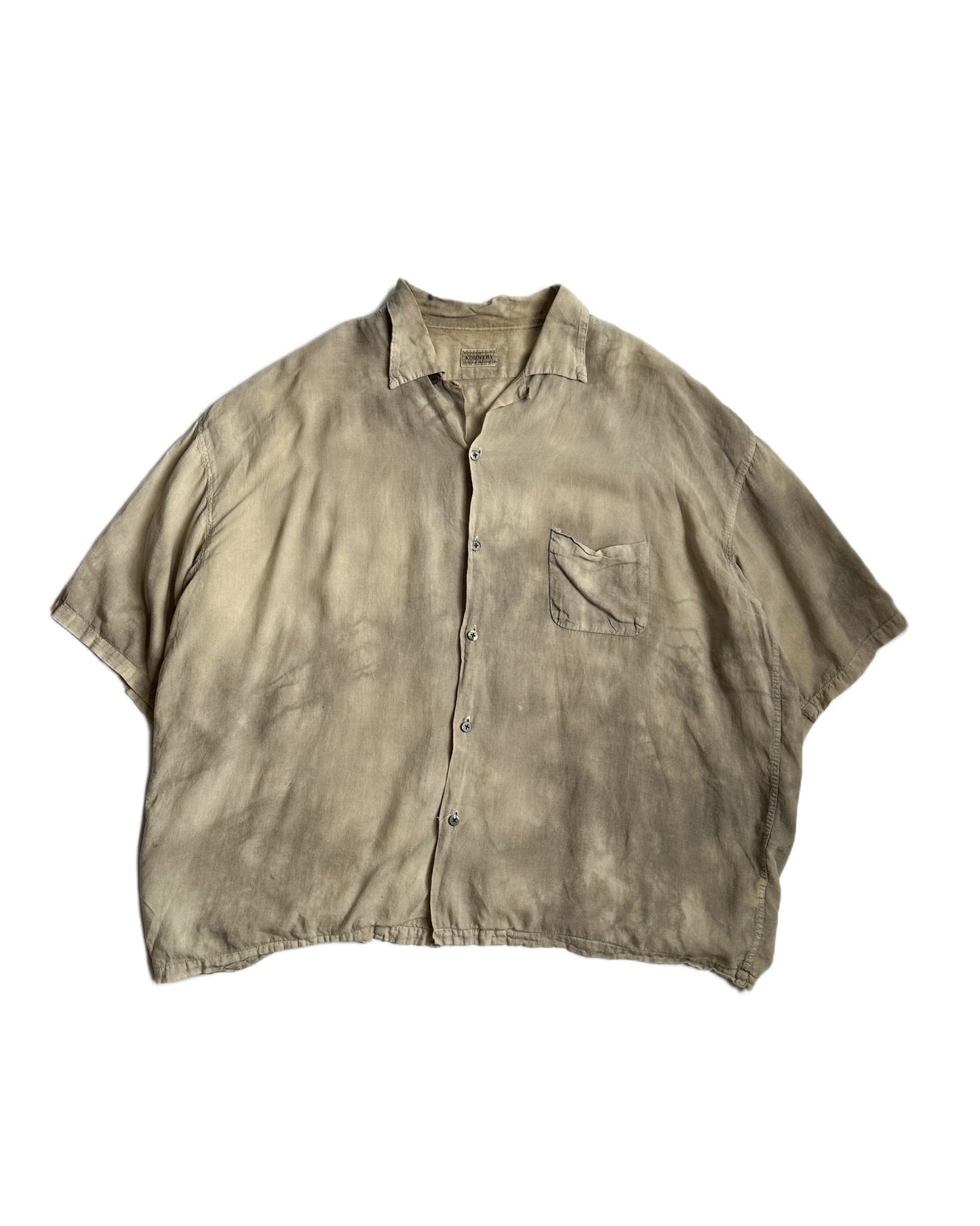 Kapital Linen Camp Collar Shirt