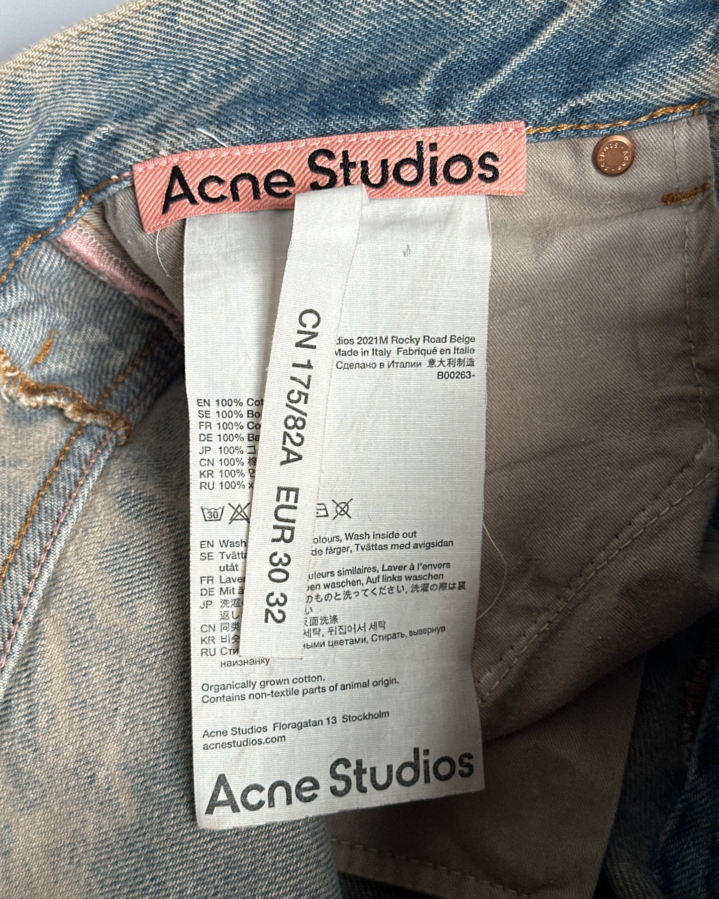Acne Studios 2021M Rocky Road Jeans
