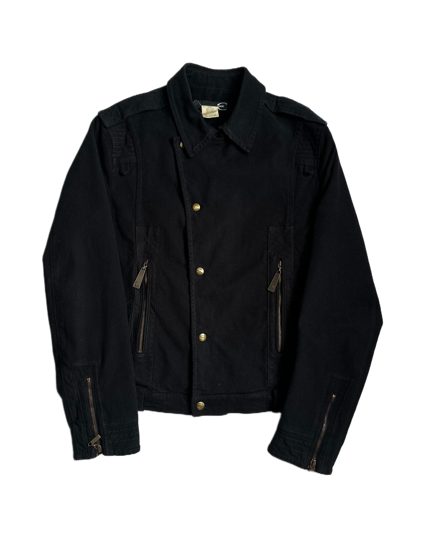 Cavalli Moleskin Biker Jacket