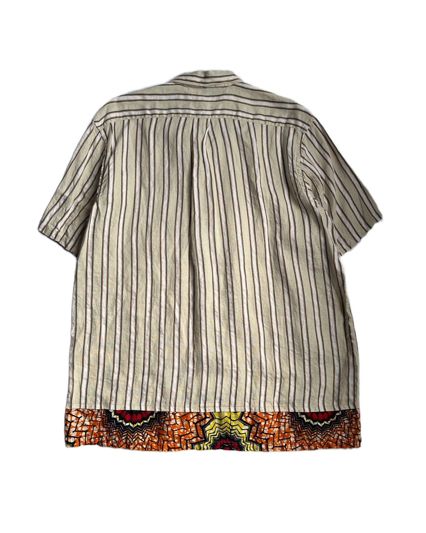 Comme des Garcons SHIRT Linen Multi Media SS Button Up Shirt
