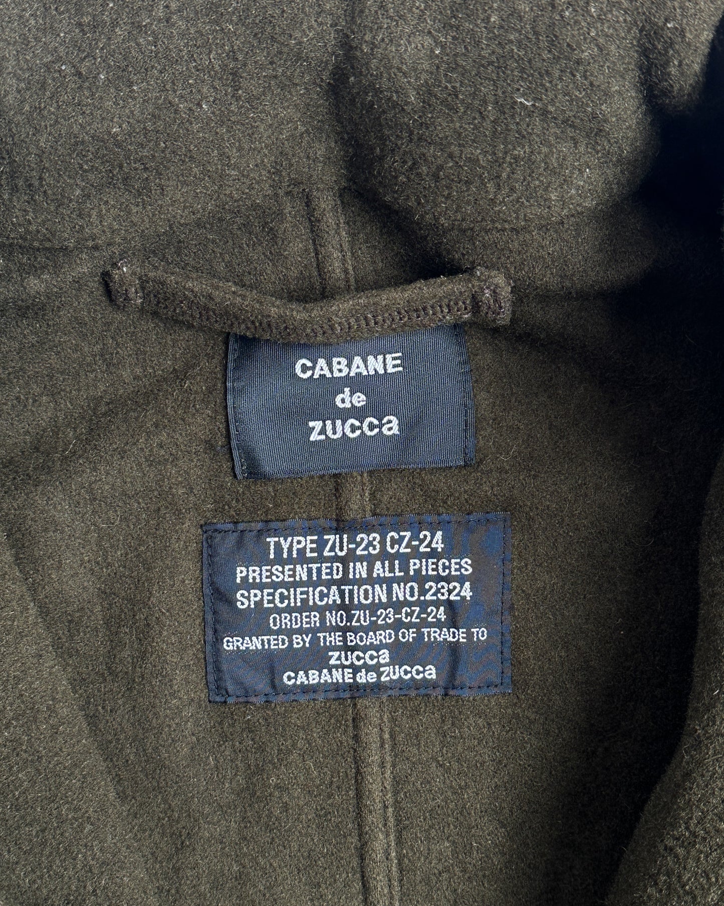 Cabane de Zucca Wool Utility Jacket