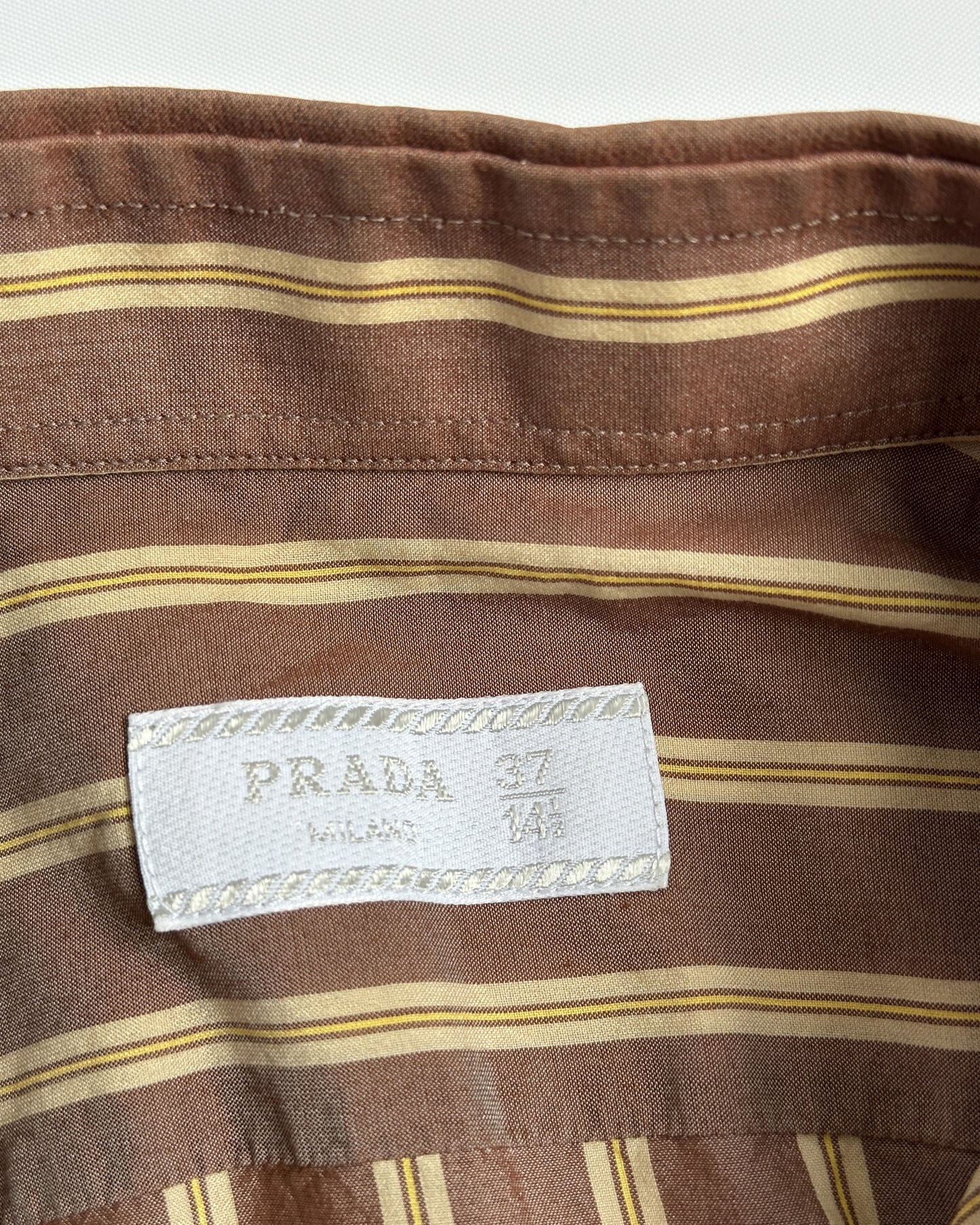Prada Short Sleeve Button Up Shirt
