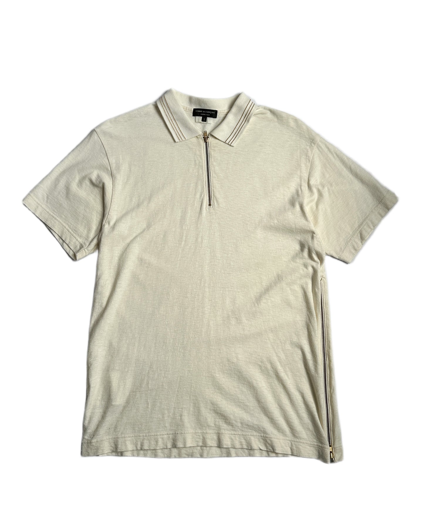 Comme des Garcons Homme Plus AD 2006 Zipper Polo