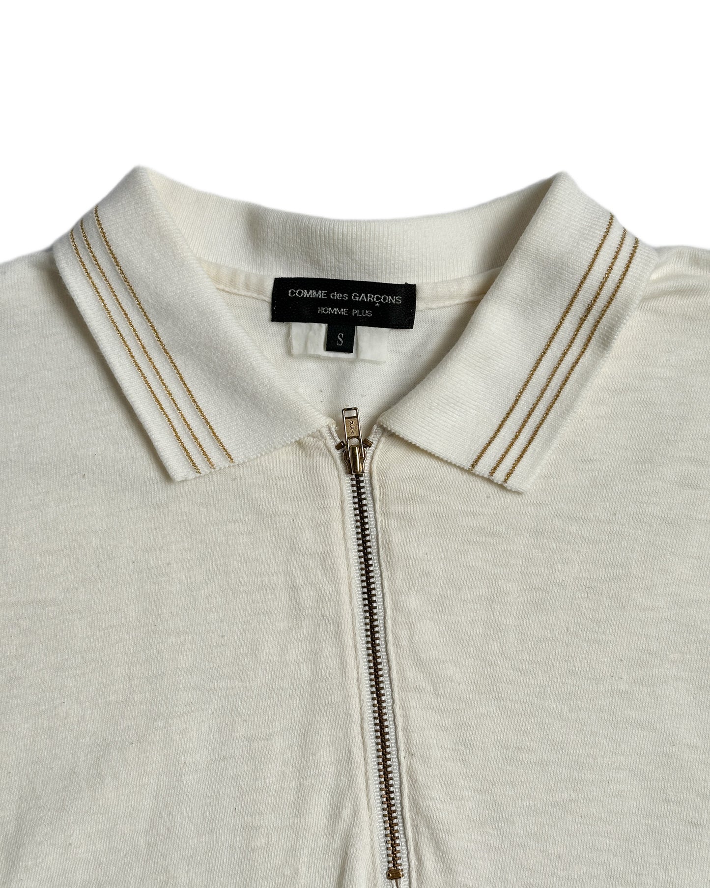 Comme des Garcons Homme Plus AD 2006 Zipper Polo