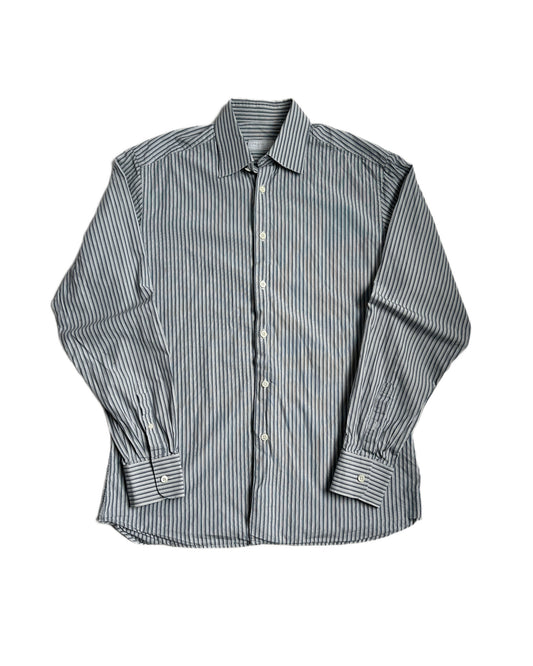 Prada Striped Button Up Shirt