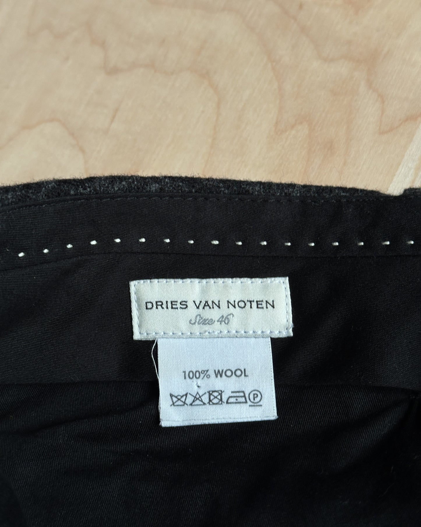 Dries Van Noten Wool Trousers