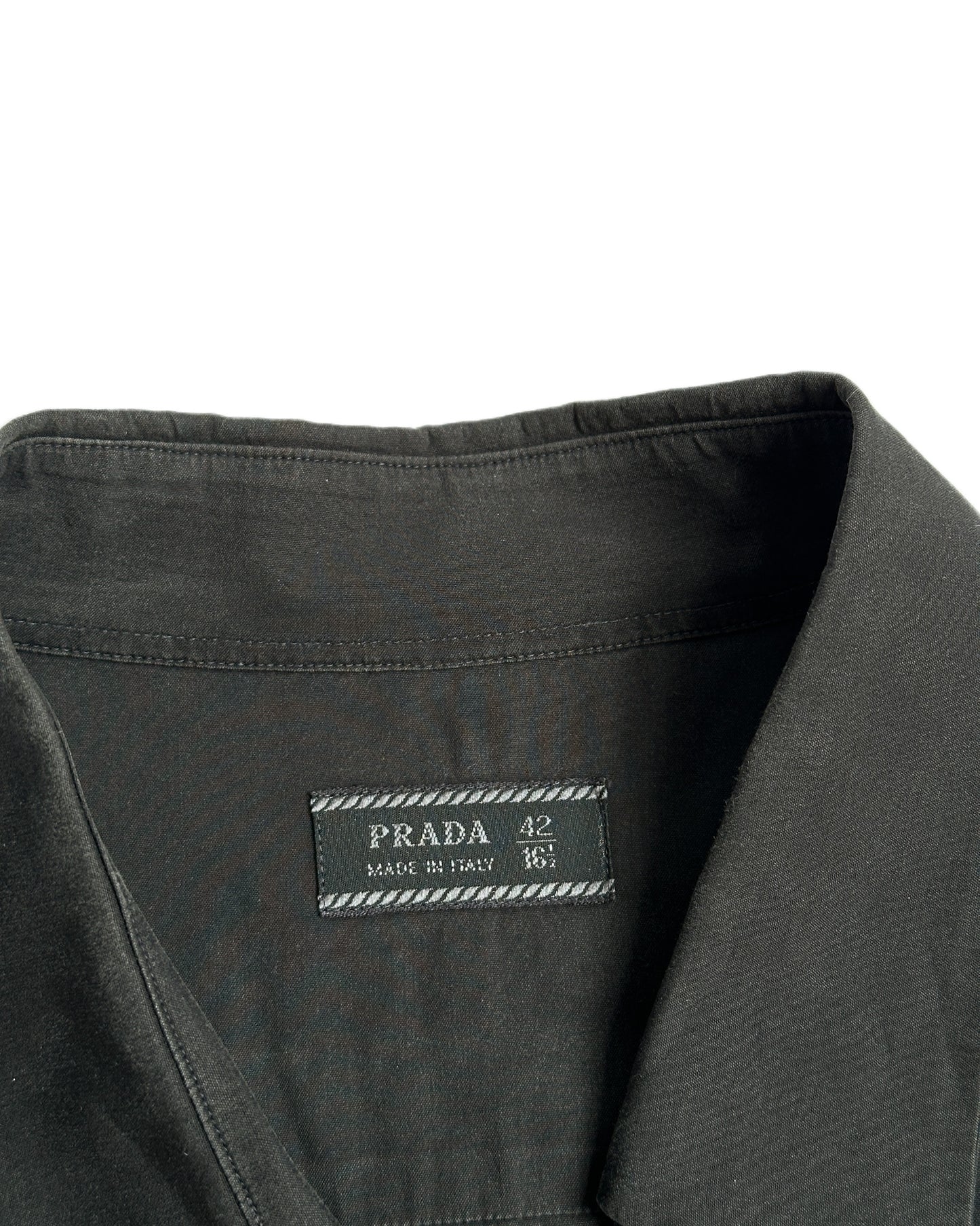 Prada Short Sleeve Button Up Shirt