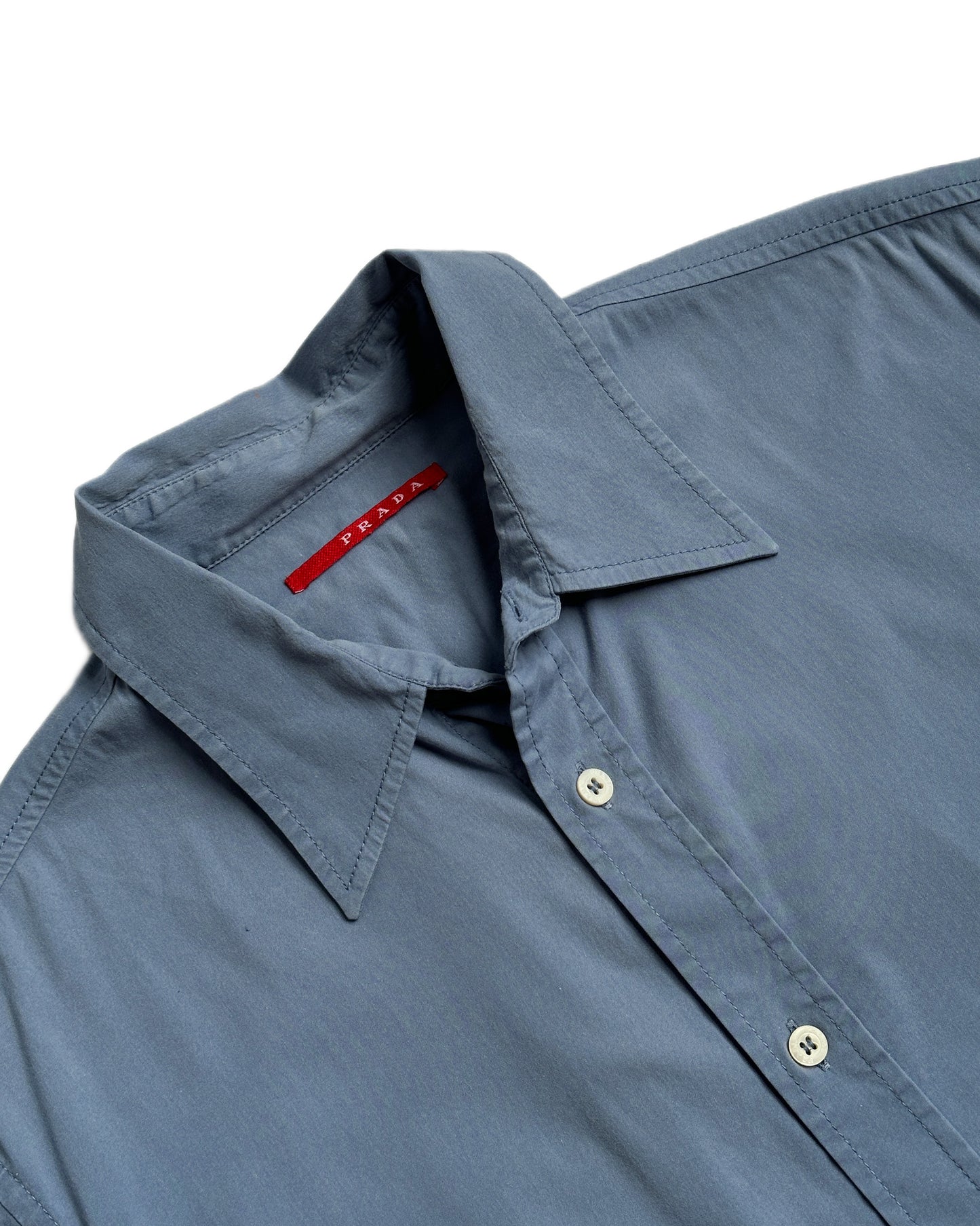 Prada Sport Short Sleeve Button Up Shirt