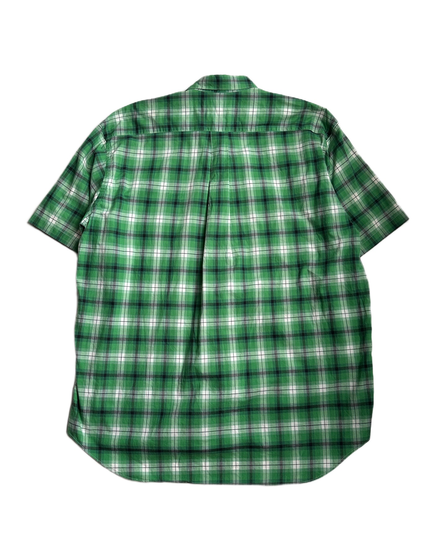 Comme des Garcons SHIRT Check Short Sleeve Button Up Shirt
