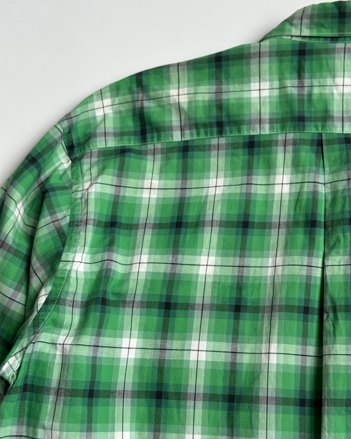 Comme des Garcons SHIRT Check Short Sleeve Button Up Shirt