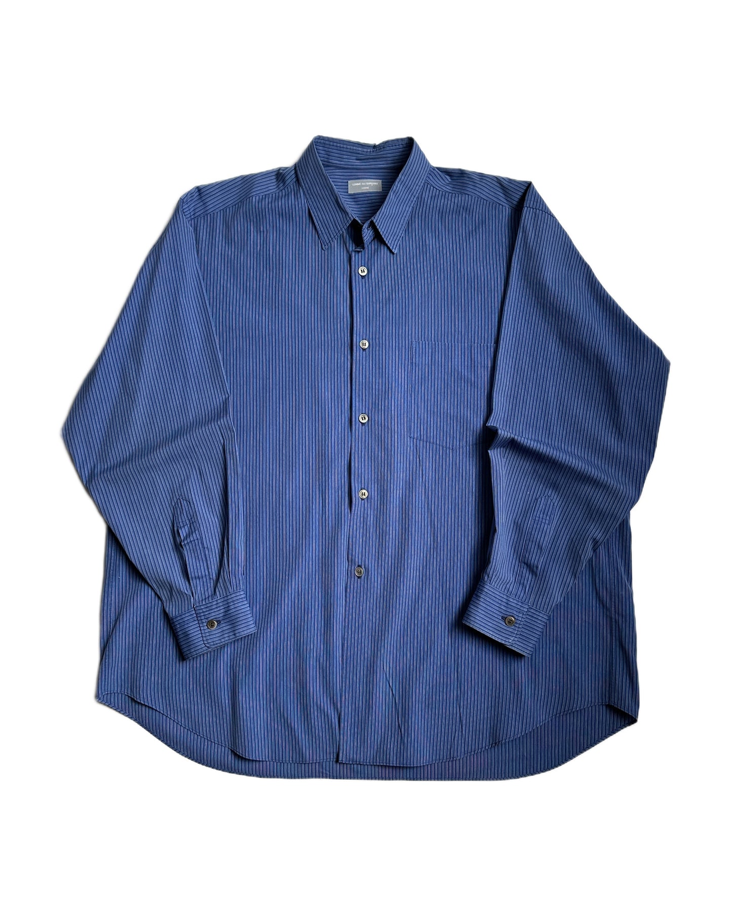 Comme des Garcons Homme Striped Oversized Button Up Shirt