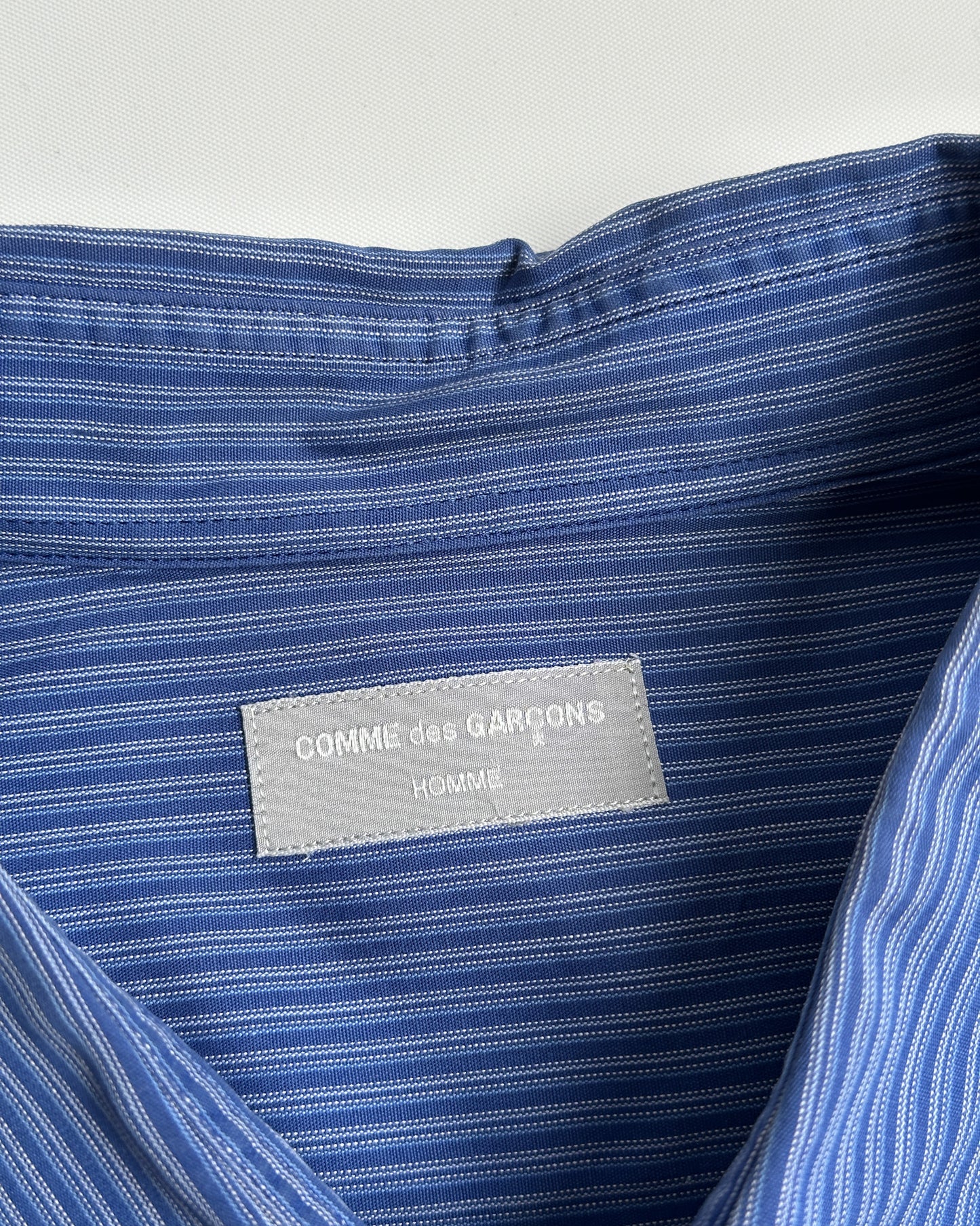 Comme des Garcons Homme Striped Oversized Button Up Shirt