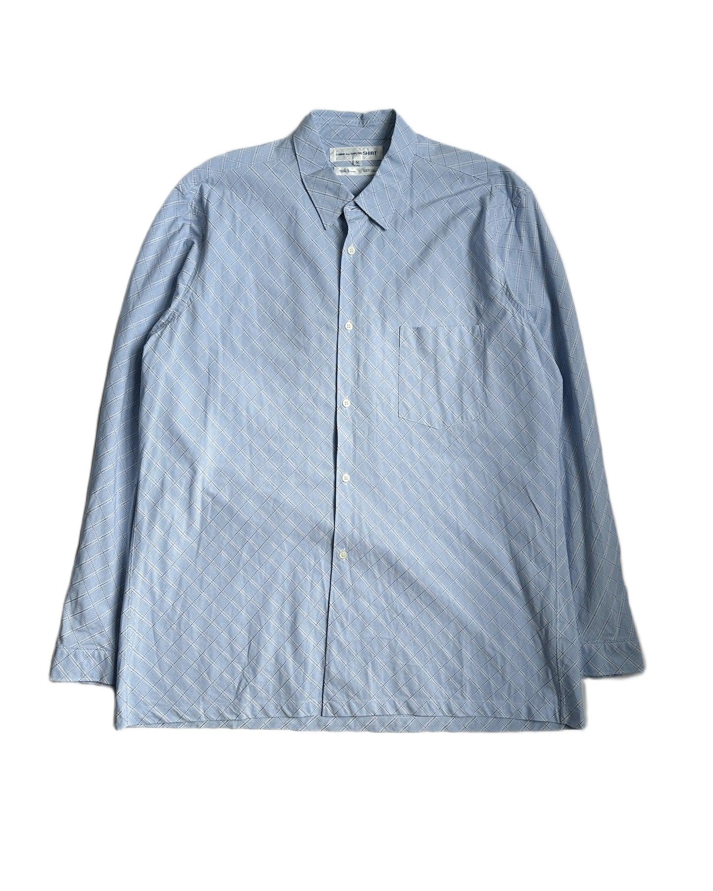 Comme des Garcons SHIRT Check Button Up Shirt