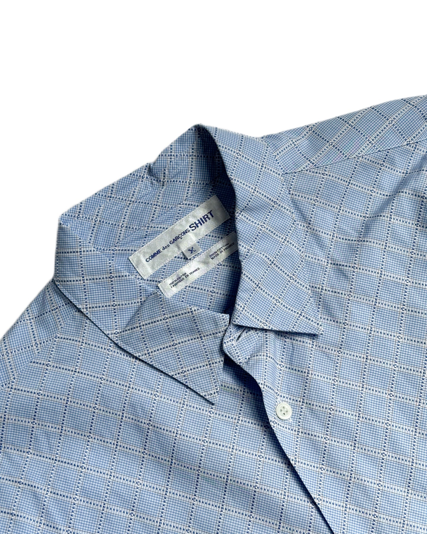 Comme des Garcons SHIRT Check Button Up Shirt