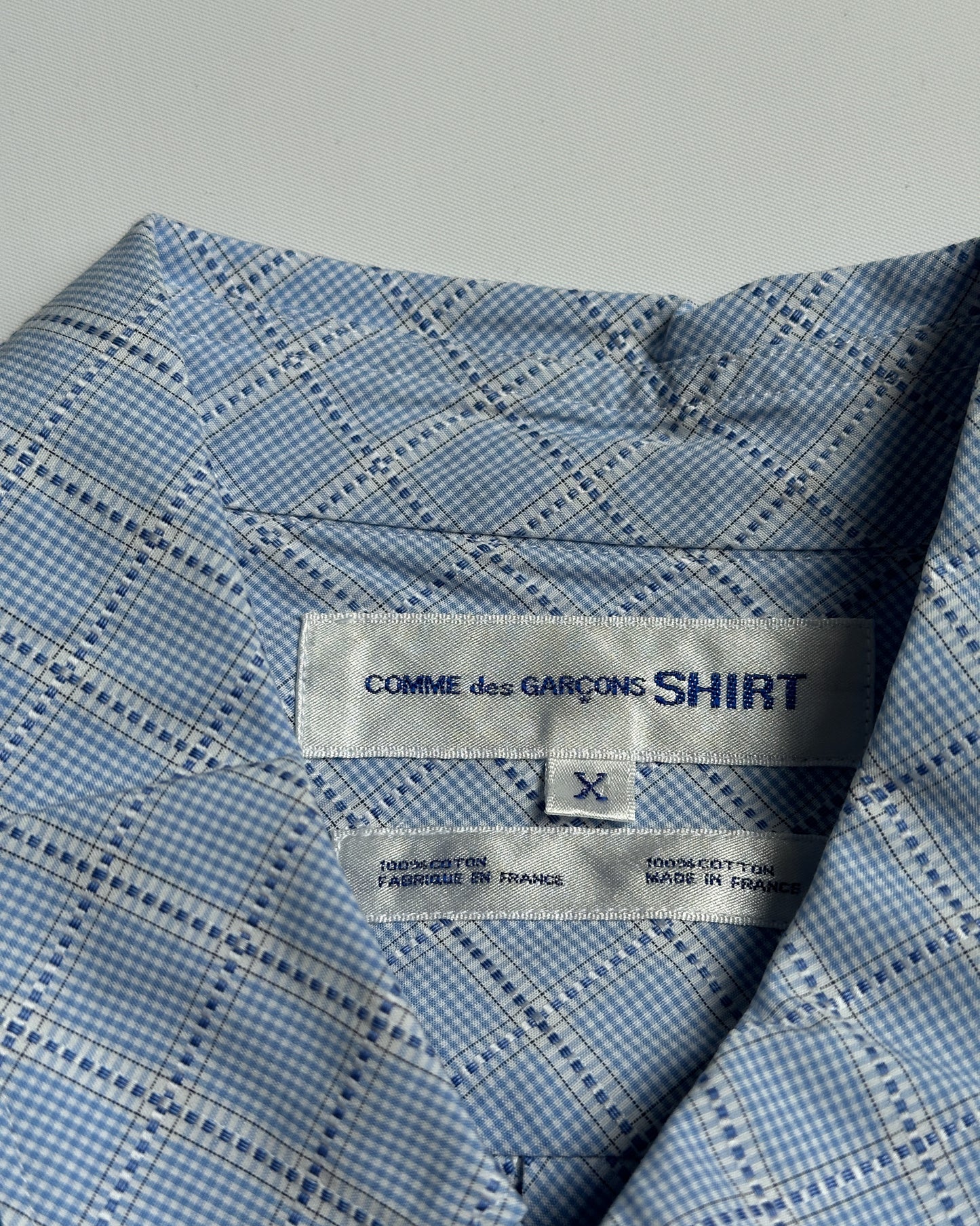 Comme des Garcons SHIRT Check Button Up Shirt