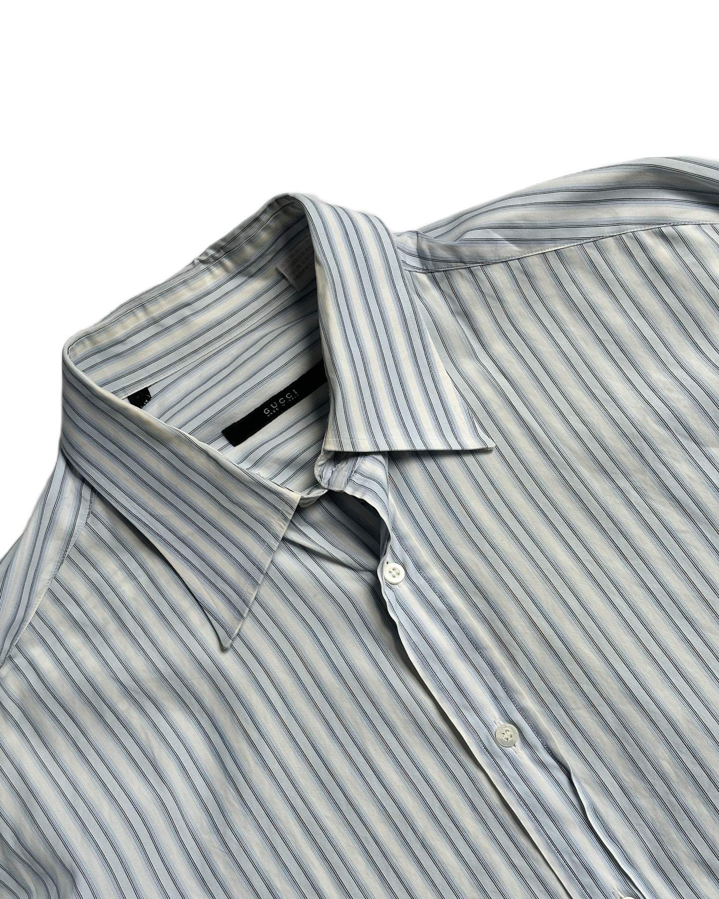Gucci by Tom Ford Striped Button Up Shirt