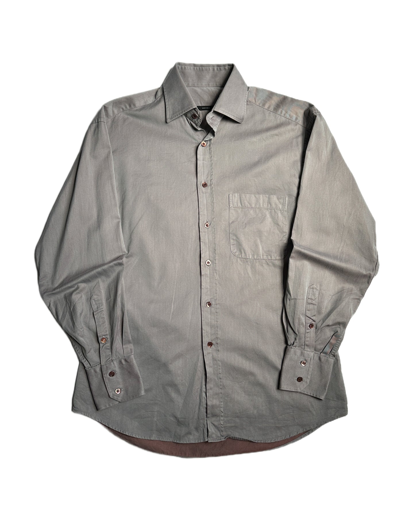 Gucci by Tom Ford Iridescent Button Up Shirt