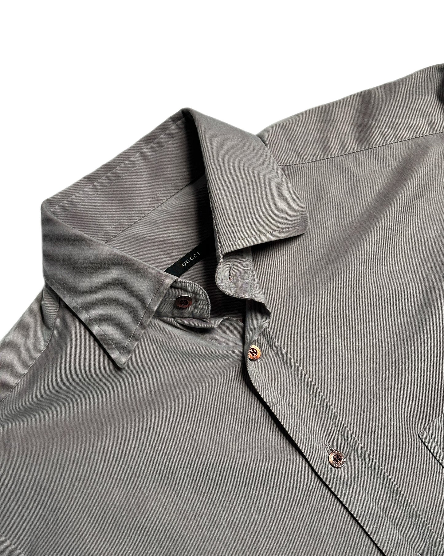 Gucci by Tom Ford Iridescent Button Up Shirt