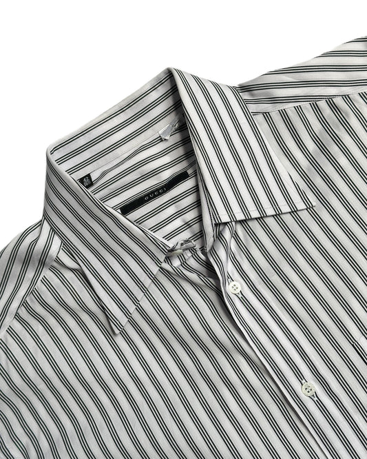 Gucci by Tom Ford Striped Button Up Shirt