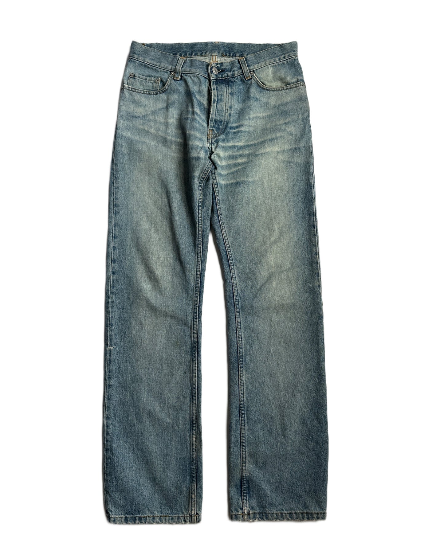 Helmut Lang Sanded Bootcut Jeans