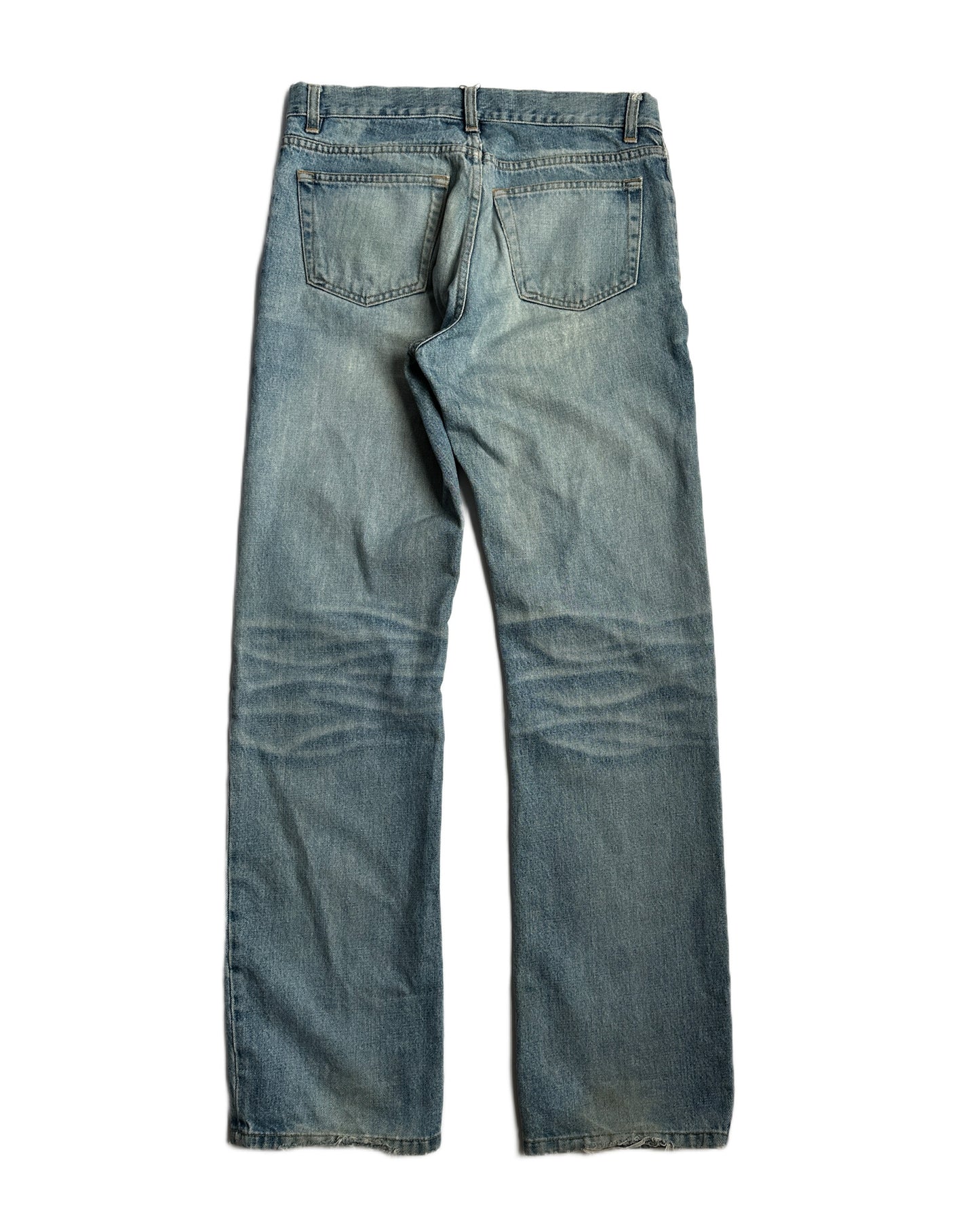 Helmut Lang Sanded Bootcut Jeans
