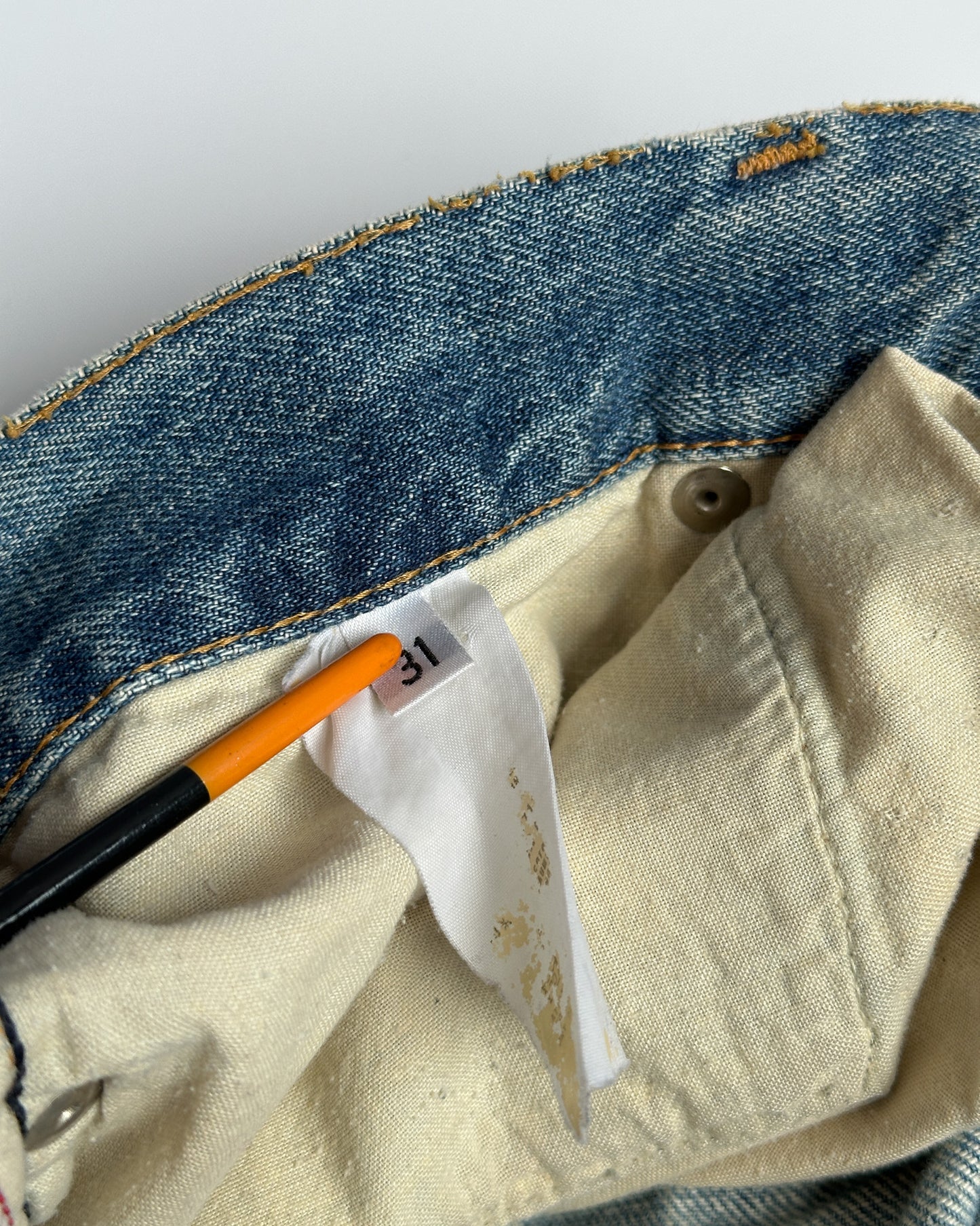 Helmut Lang Sanded Bootcut Jeans