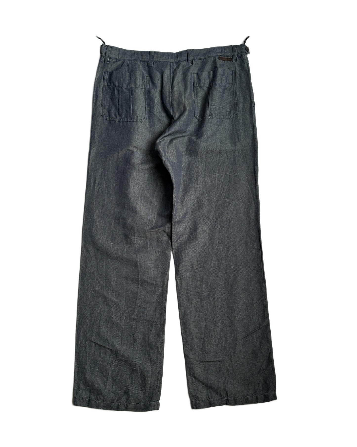 Prada Sport Wide Linen Pants