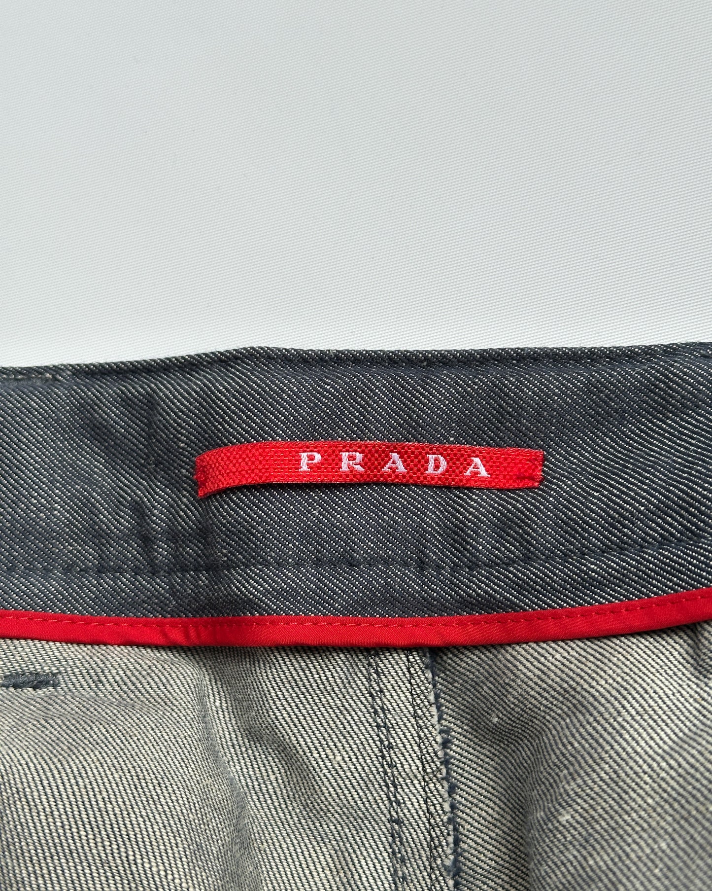 Prada Sport Wide Linen Pants