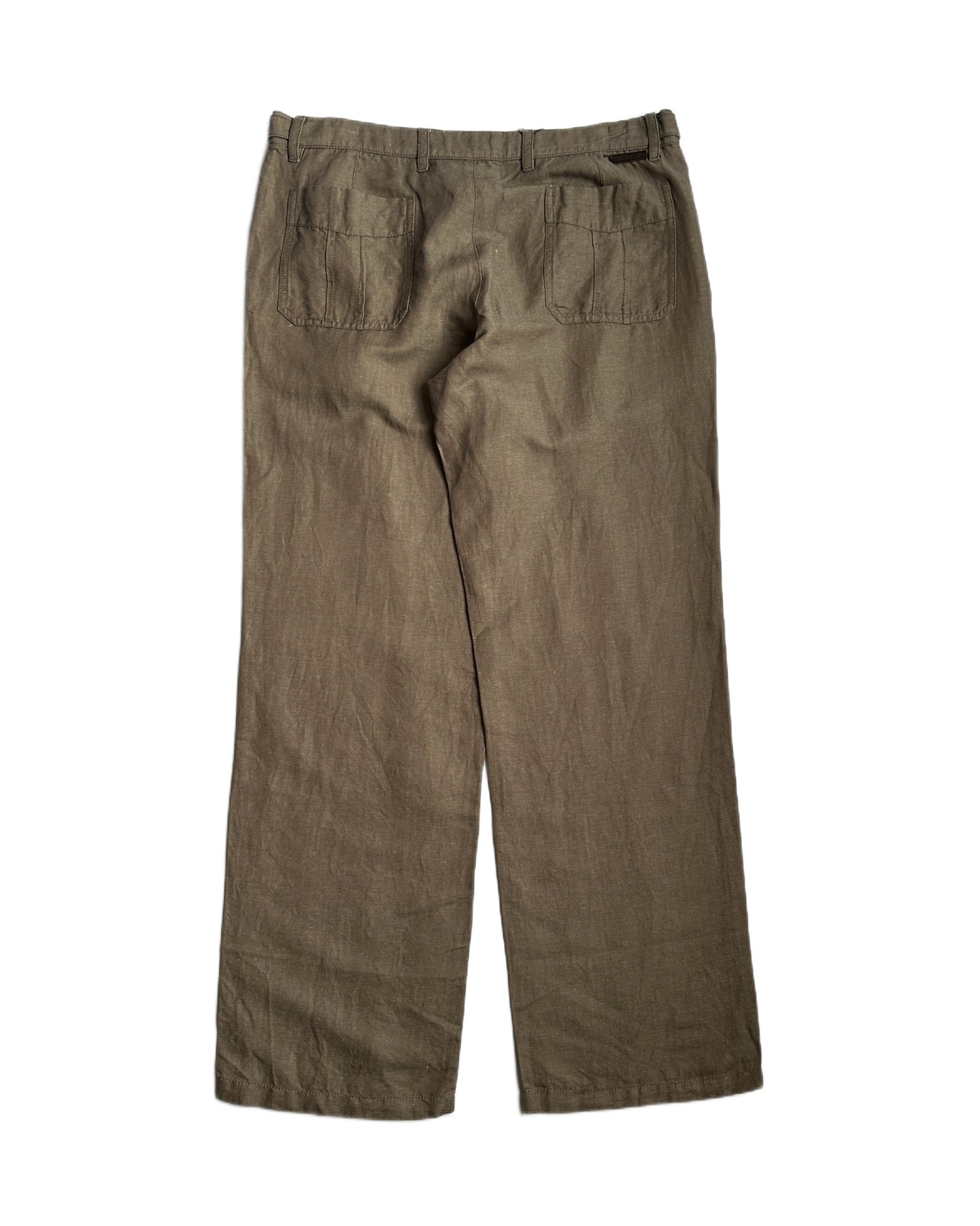 Prada Sport Wide Linen Pants