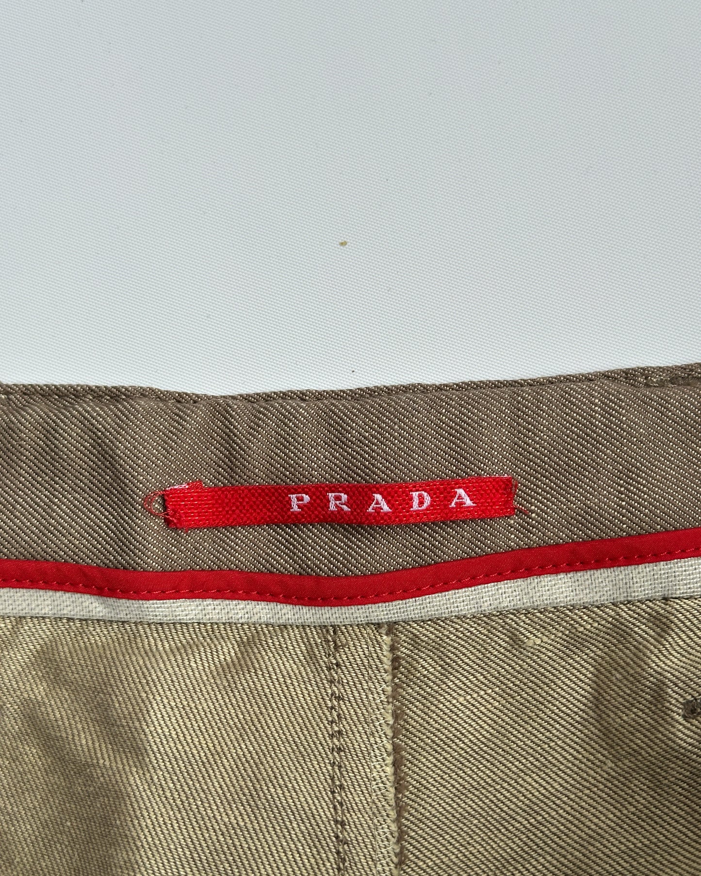 Prada Sport Wide Linen Pants