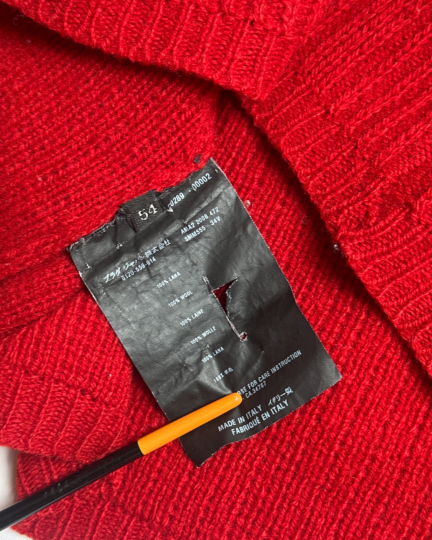 Prada Sport Wool Sweater