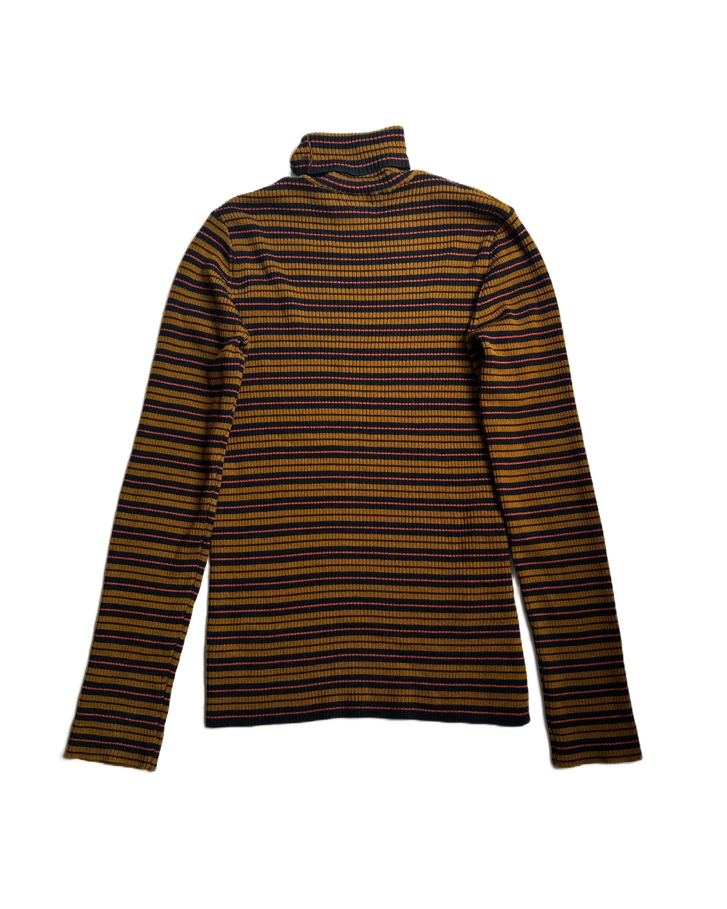 Dries Van Moten Merino Wool Striped Turtleneck