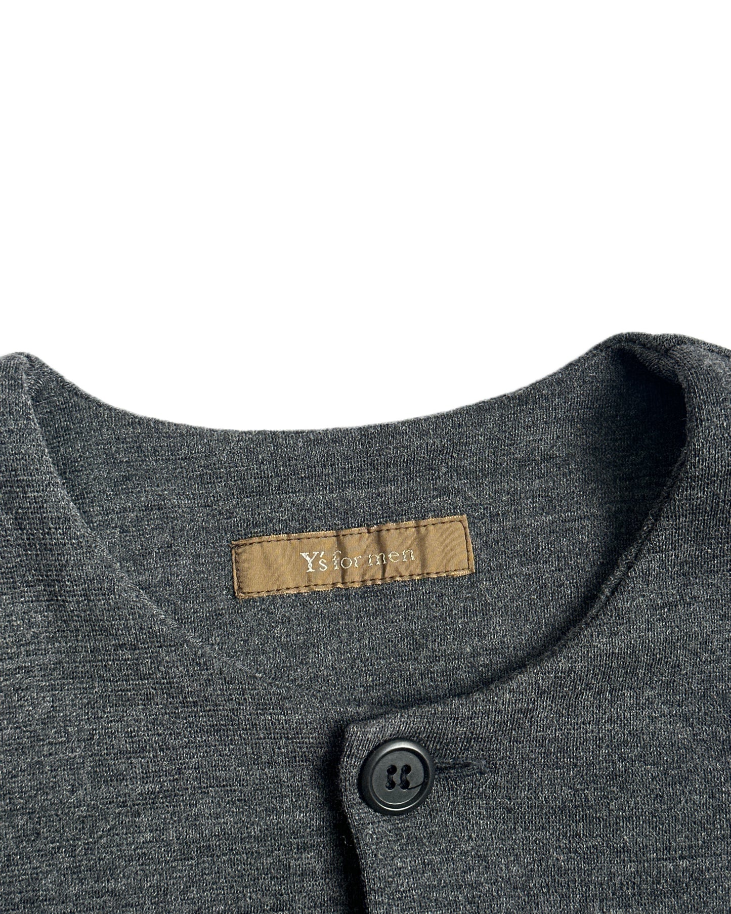 Yohji Yamamoto Wool Full Button Cardigan