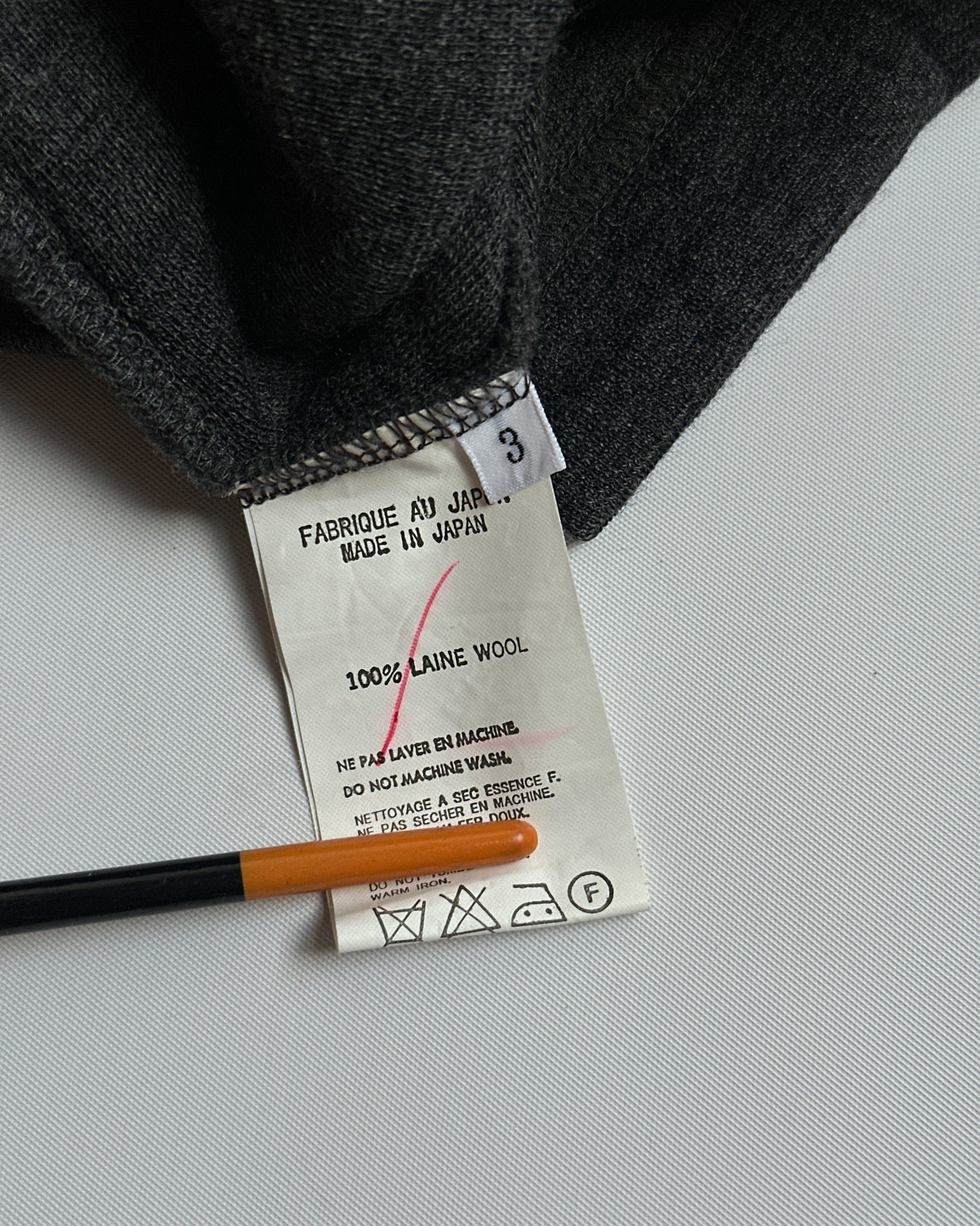 Yohji Yamamoto Wool Full Button Cardigan